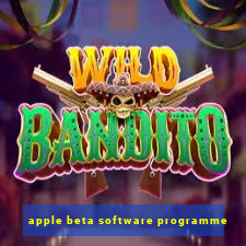 apple beta software programme